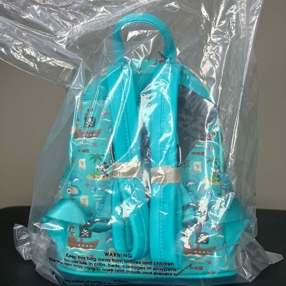 NEW Loungefly Pirate Mickey and Friends AOP Mini Backpack 2 main image 3